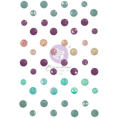 Prima Marketing Watercolor Floral Sticker - Say It In Crystals